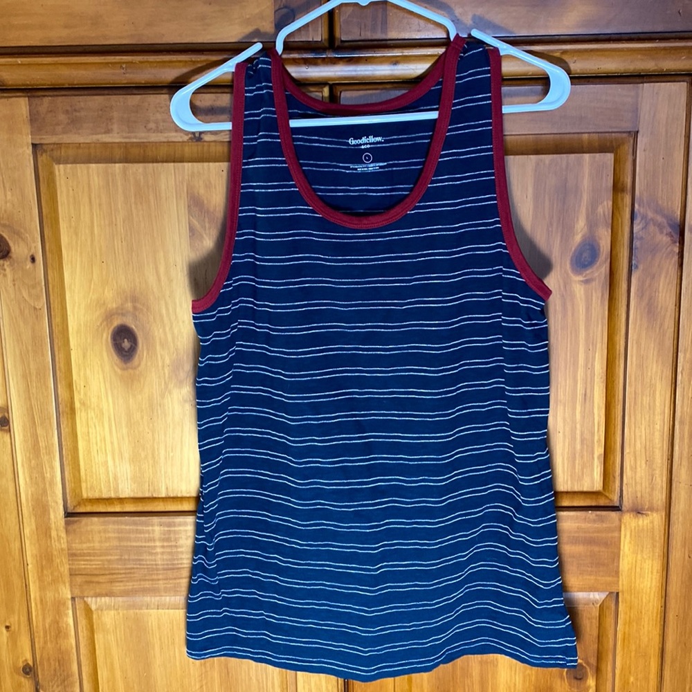 Goodfellow & Co. Men’s Striped Navy Tank Top